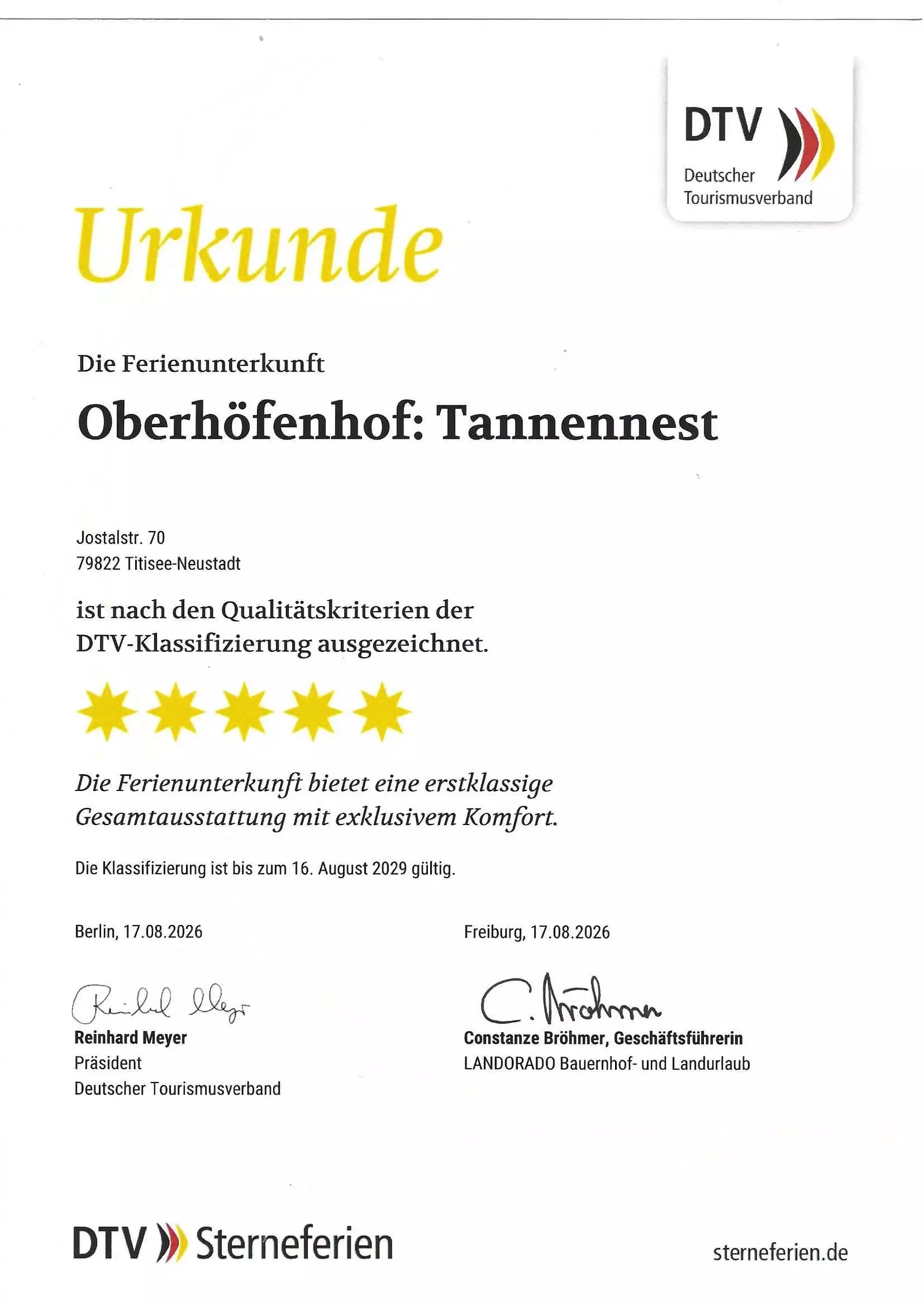 Klassifizierung Tannennest Klassifizierung Tannennest